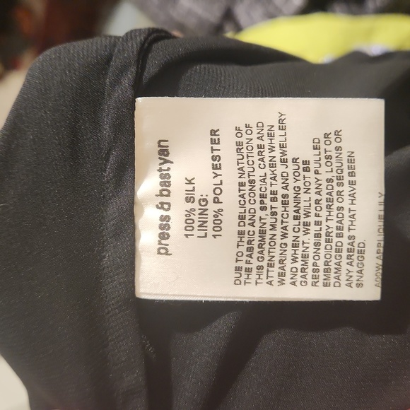 100% ailk shifon skirt, press and bastyan, size 12 - Picture 5 of 6